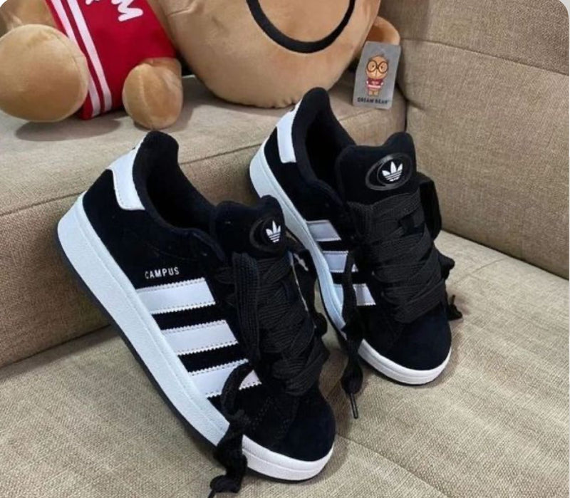 Tênis Casual AD Campus 00s Preto Branco Unissex
