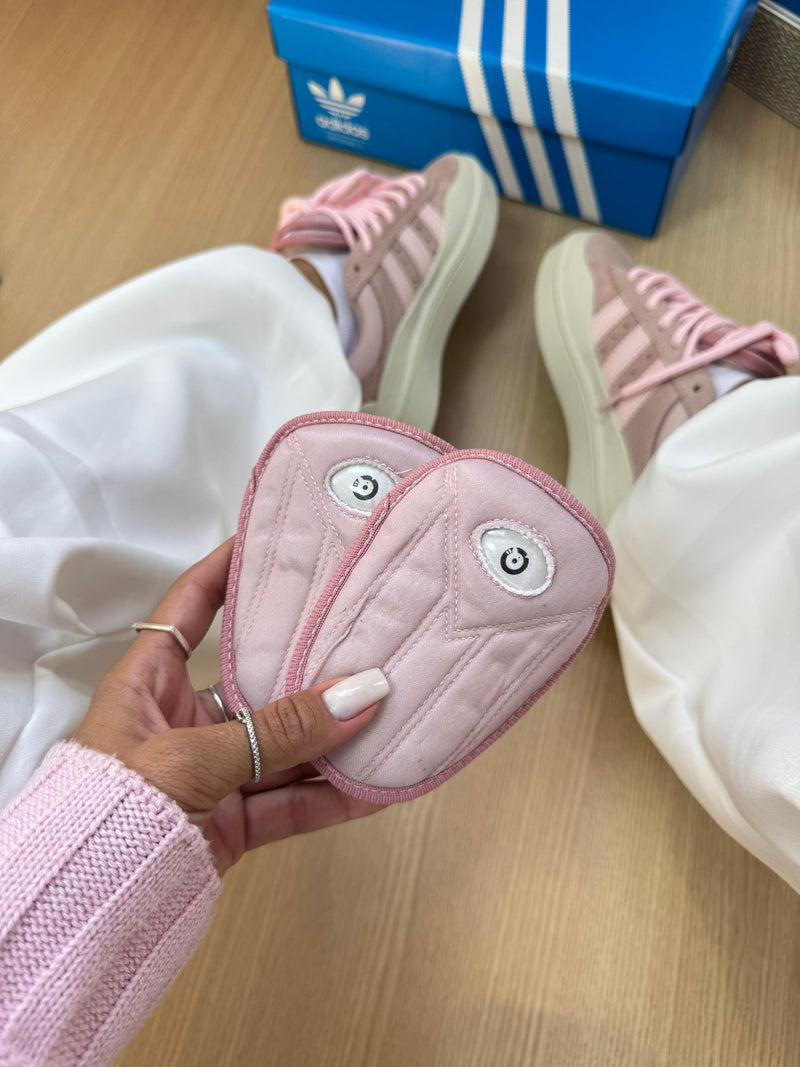 Tênis AD Bad Bunny x Campus Couro Rosa