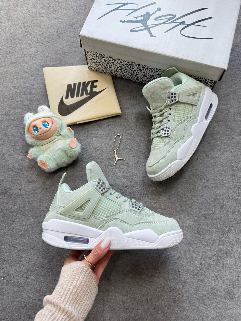 Tênis Feminino NK Jordan 4 Lançamento Pistache